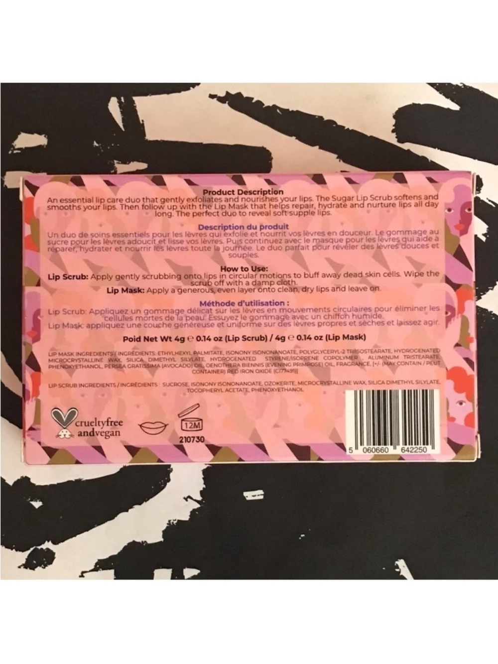 kndr Beauty Lip Mask and Scrub Set - A Kinder Pout Set, 2 x 0.14 oz / 4 g